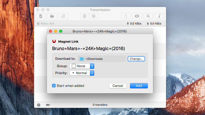 bitorrent client for mac